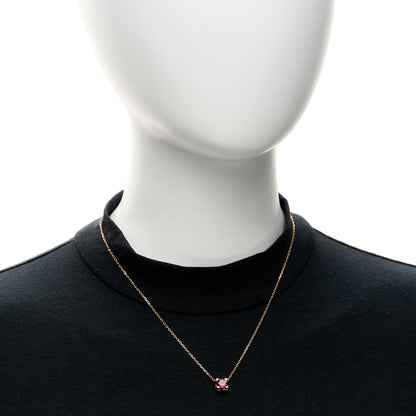 Cartier 18K Pink Gold Pink Tourmaline C De Cartier Pendant Necklace 2 of 5