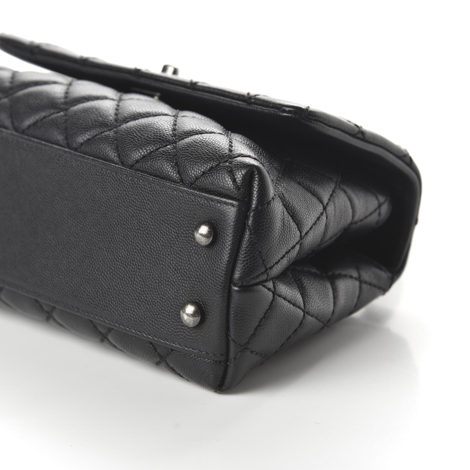 Chanel Caviar Quilted Mini Coco Handle Flap Black 6 of 9