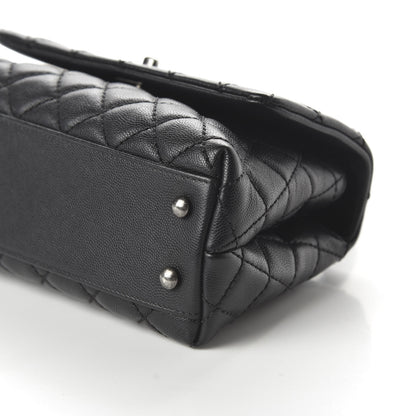 Chanel Caviar Quilted Mini Coco Handle Flap Black 6 of 9