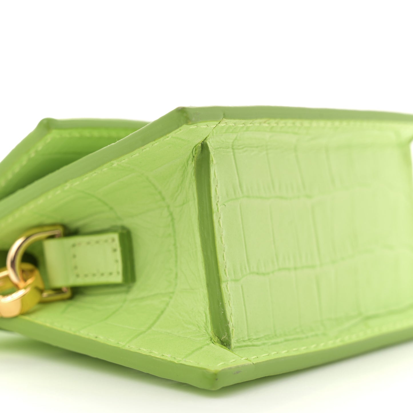 Calfskin Crocodile Embossed Le Chiquito Light Green