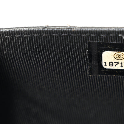 Chanel Lambskin Quilted Wallet On Chain WOC Black 8 of 13