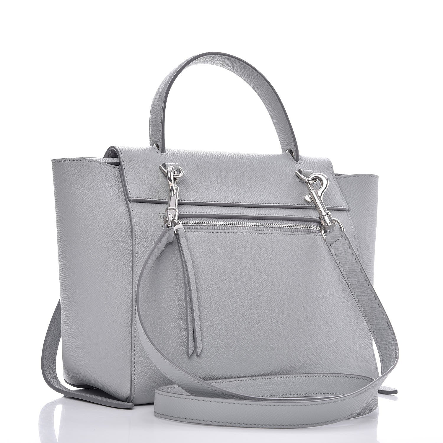 Celine Grained Calfskin Micro Belt Bag Pearl Blue 3 of 8