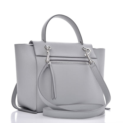 Celine Grained Calfskin Micro Belt Bag Pearl Blue 3 of 8
