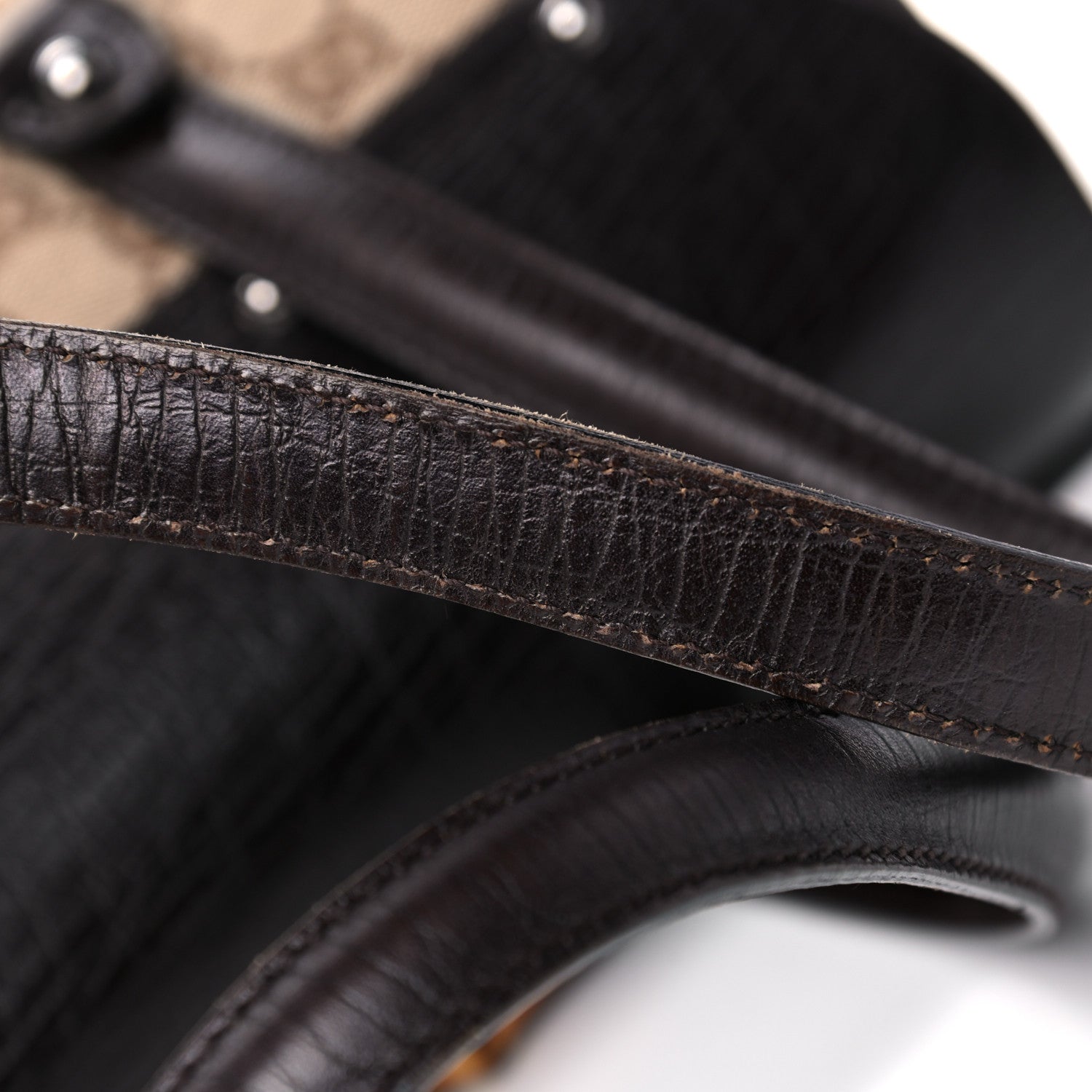 Gucci Monogram Bamboo Bullet Bag Dark Brown 11 of 11