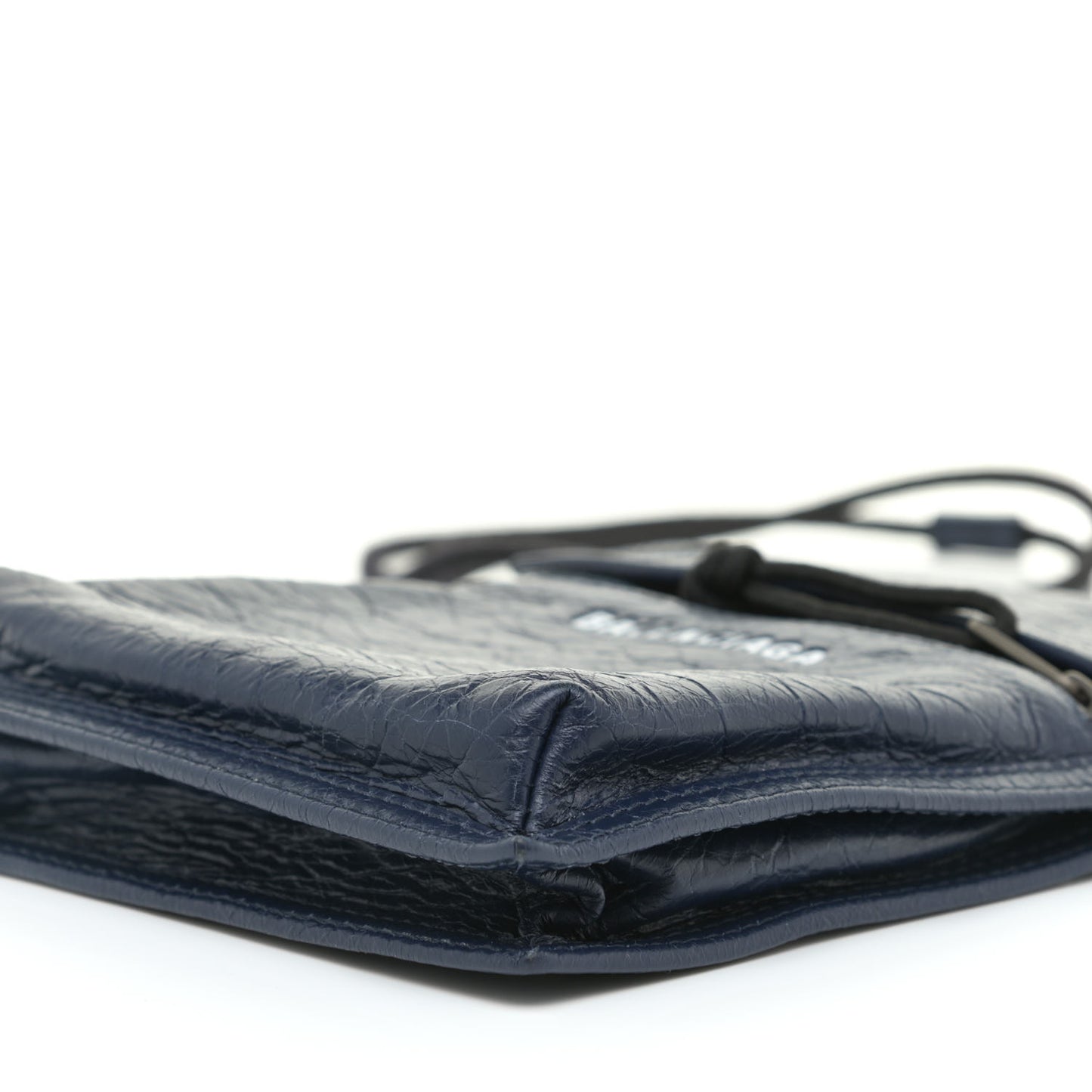 Agneau Arena Small Explorer Pouch with Strap Navy