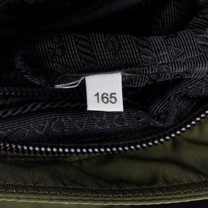 Prada Tessuto Nylon Flat Messenger Bag Militare 8 of 11