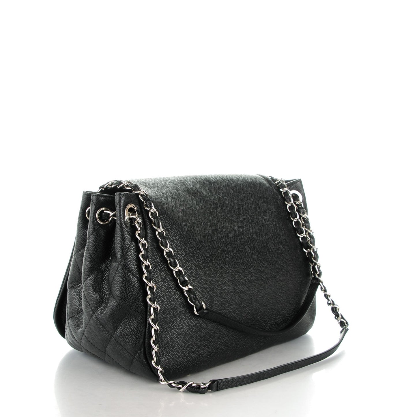 Caviar Timeless CC Accordion Flap Black