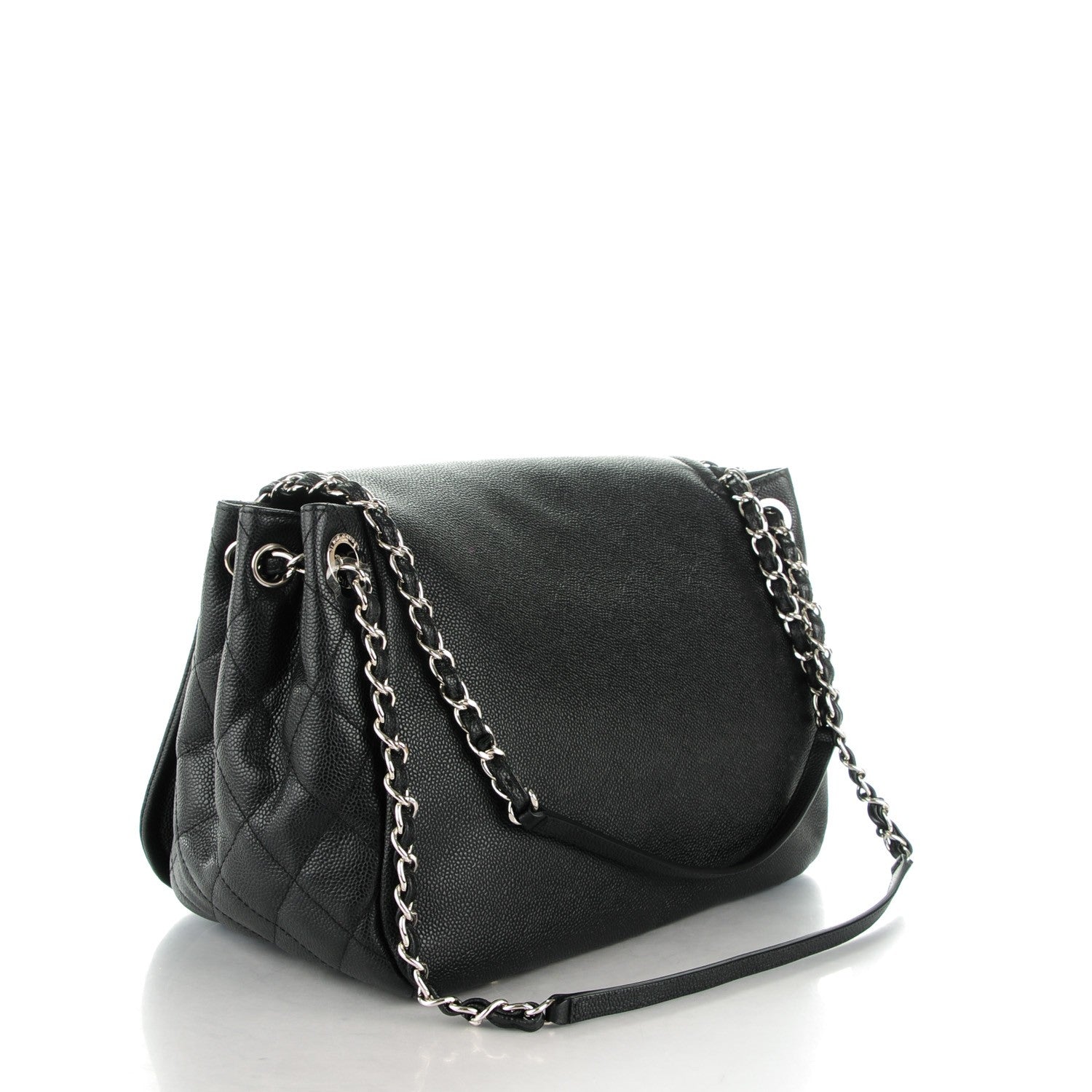 Chanel Caviar Timeless CC Accordion Flap Black 3 of 7