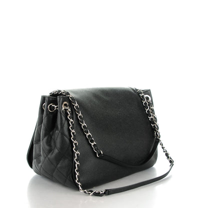 Chanel Caviar Timeless CC Accordion Flap Black 3 of 7