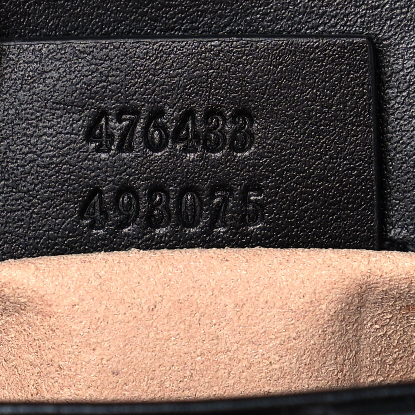 Calfskin Matelasse Super Mini GG Marmont Shoulder Bag Black