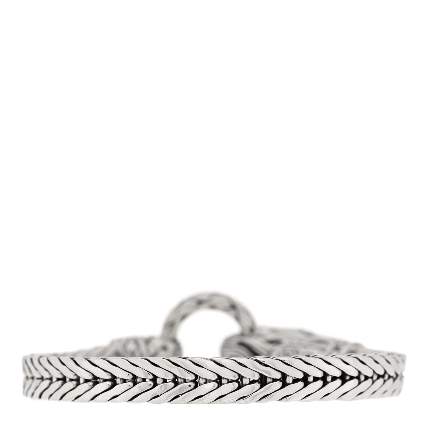 Sterling Silver Ruby Legends Naga Station Bracelet
