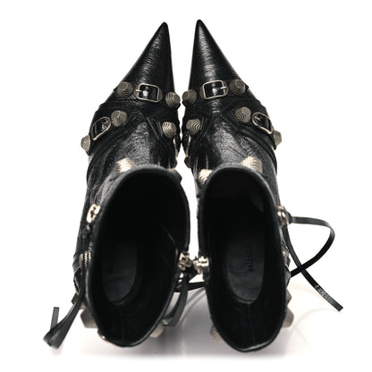 Balenciaga Agneau Arena Cagole 90mm Ankle Boots 39 Black 2 of 10