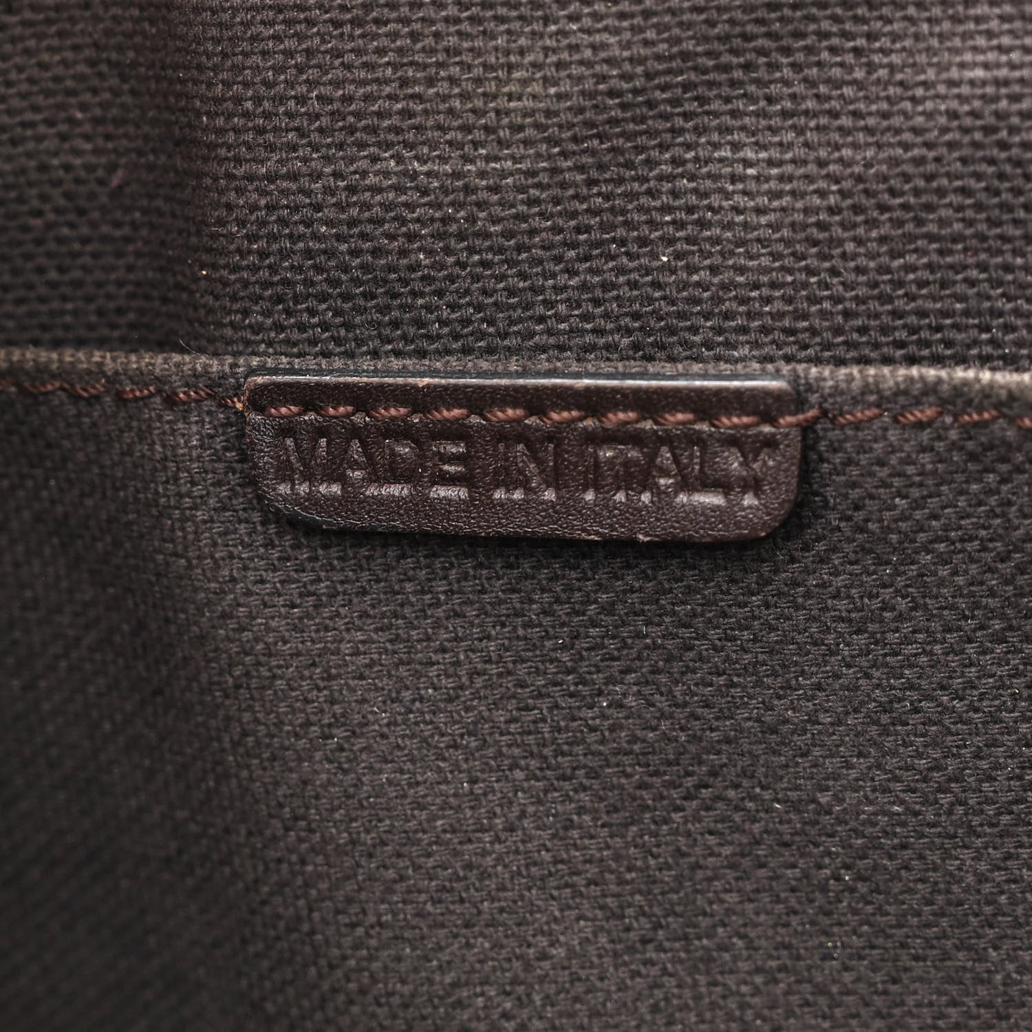 Burberry Haymarket Check Small Orchard Bowling Bag Chocolate 7 of 17