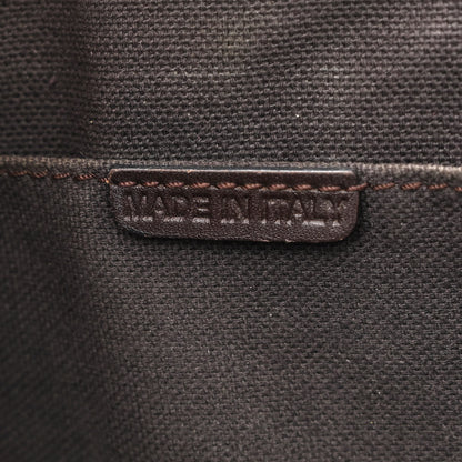 Burberry Haymarket Check Small Orchard Bowling Bag Chocolate 7 of 17