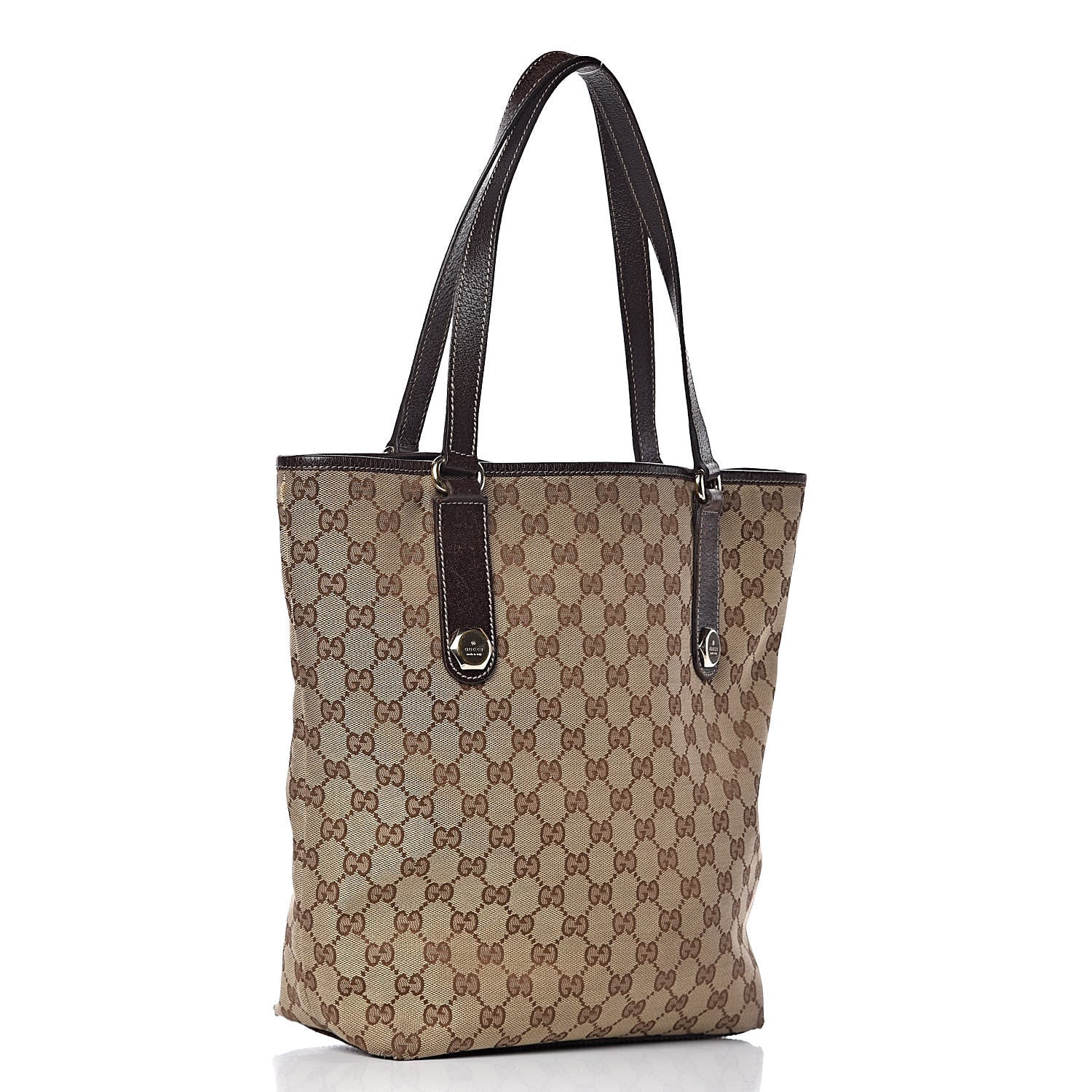 Gucci Monogram Charmy Tote Brown 3 of 13