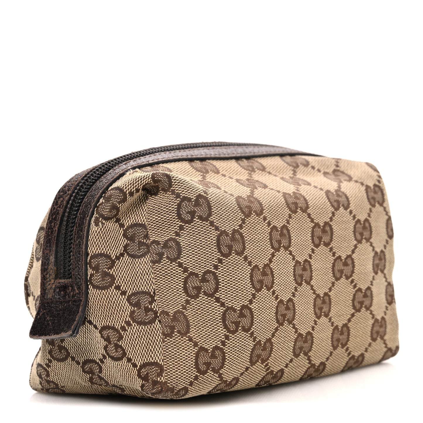Monogram Large Cosmetic Case Brown