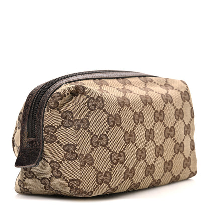 Gucci Monogram Large Cosmetic Case Brown 3 of 8