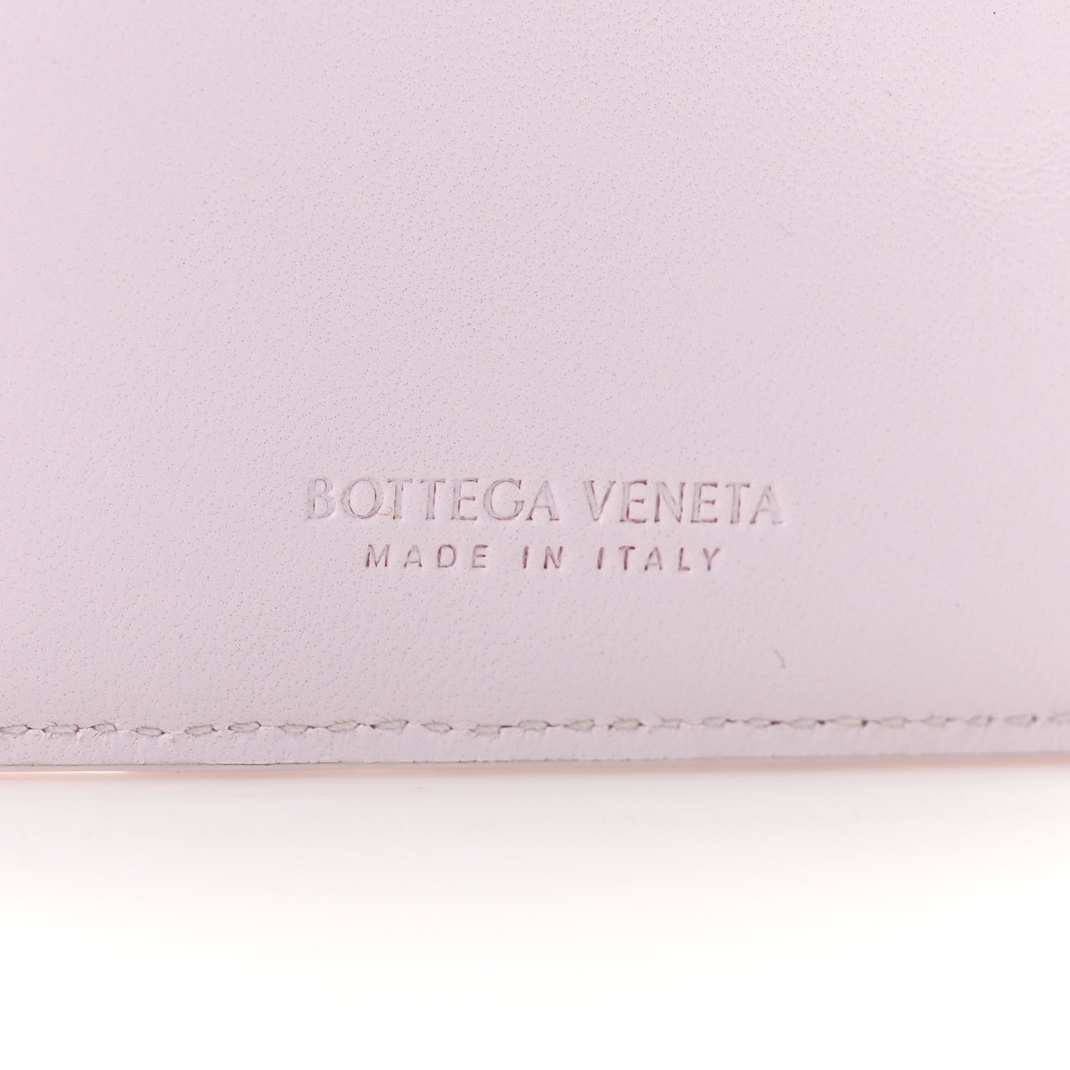 Bottega Veneta Calfskin Intrecciato Zip Card Holder Rosa 6 of 7