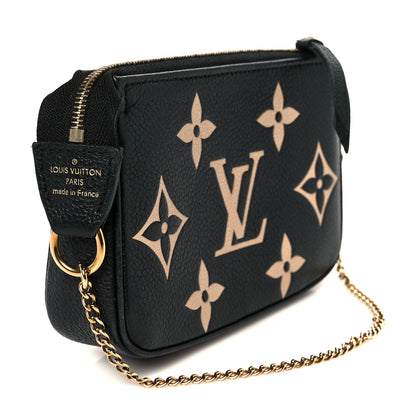 Louis Vuitton Empreinte Monogram Giant Mini Pochette Accessories Black 3 of 8
