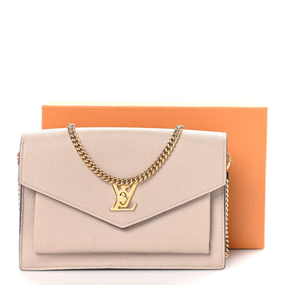 Louis Vuitton Soft Calfskin My Lockme Chain Pochette Greige 11 of 11
