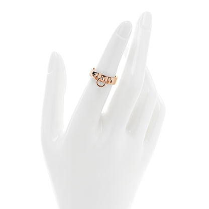 Hermes 18K Rose Gold PM Collier De Chien Ring 51 5.75 2 of 5