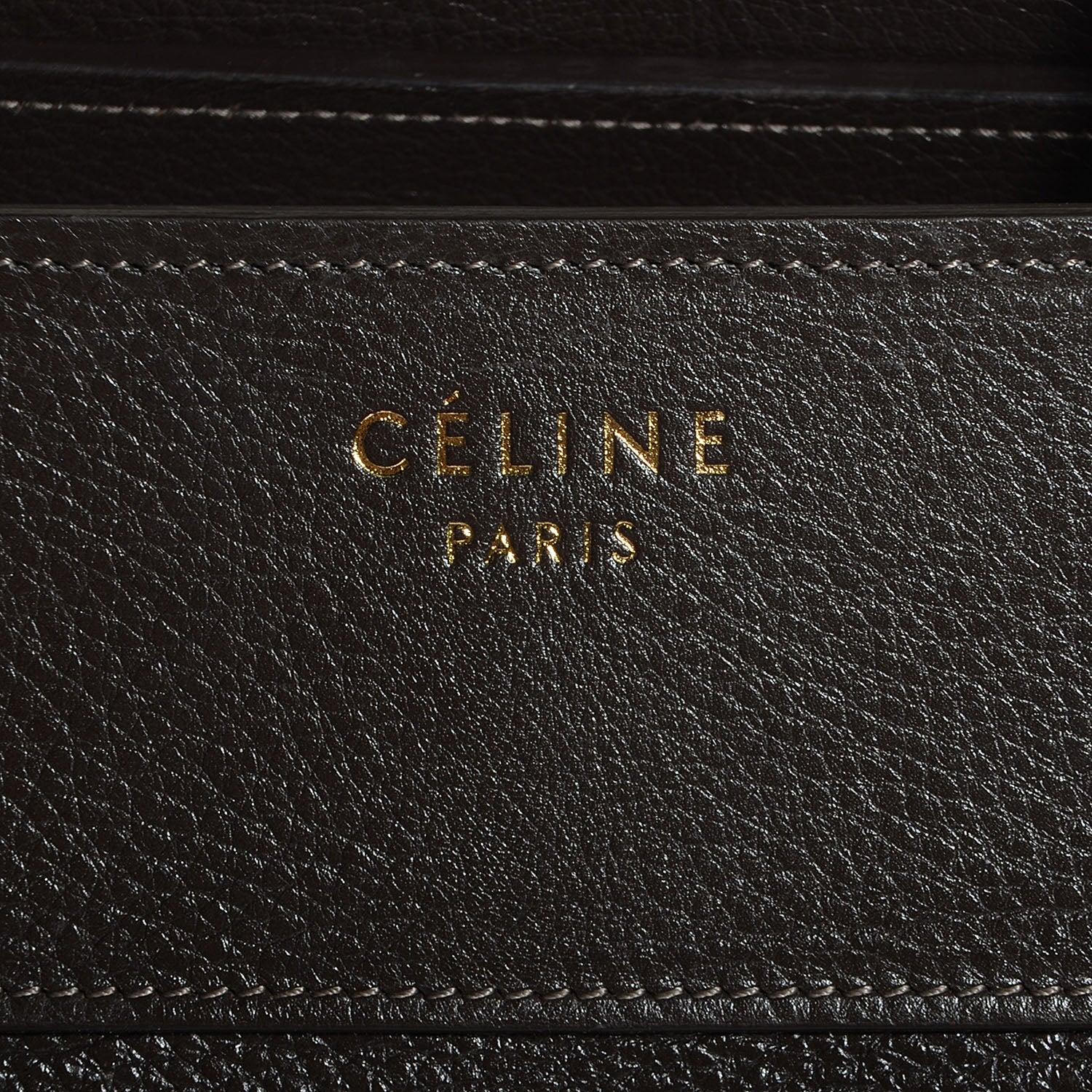 Celine Baby Calfskin Mini Luggage Anthracite 2 of 14