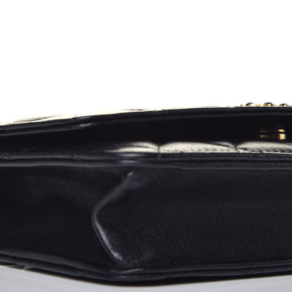 Chanel Lambskin Quilted Infinity Wallet On Chain WOC Black 9 of 9