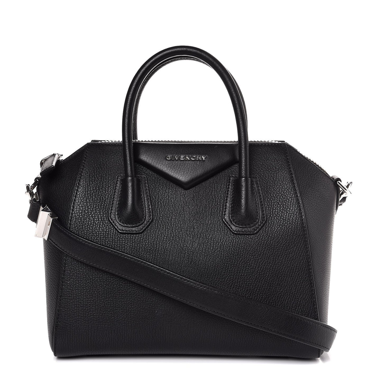 Sugar Goatskin Small Antigona Black
