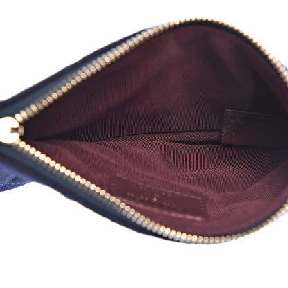 Chanel Wool Quilted Paris-Hamburg Charms Small Cosmetic Case Navy 5 of 8