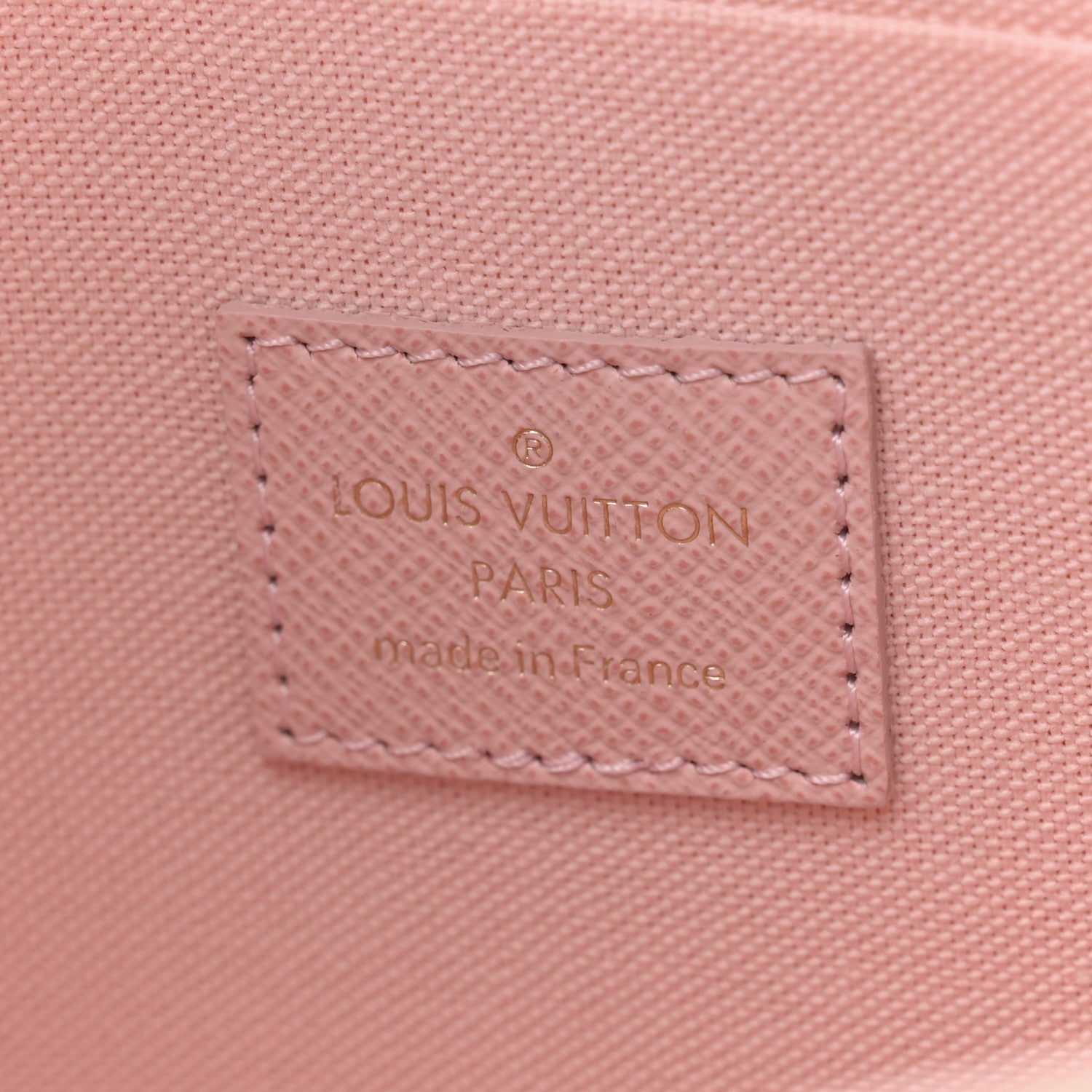 Louis Vuitton Damier Azur Pochette Felicie Chain Wallet Rose Ballerine 7 of 12