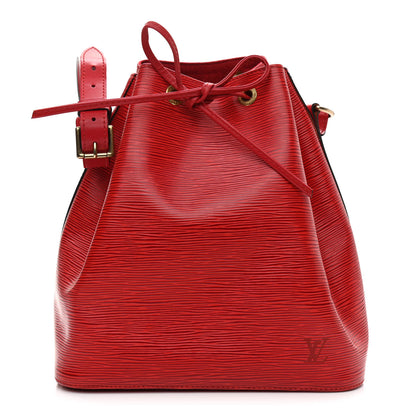 Louis Vuitton Epi Petit Noe Castillan Red 1 of 8