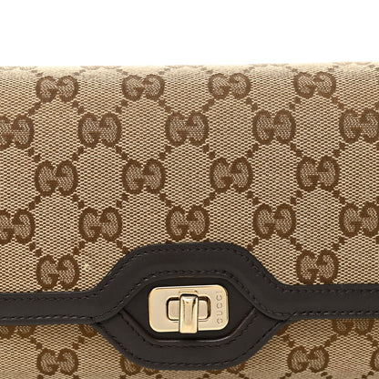 Gucci GG Monogram Small Luce Shoulder Bag Beige Ebony 8 of 10