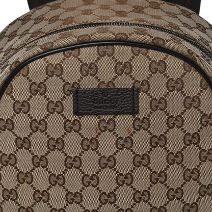 Gucci Monogram Travel Backpack Dark Brown 11 of 12