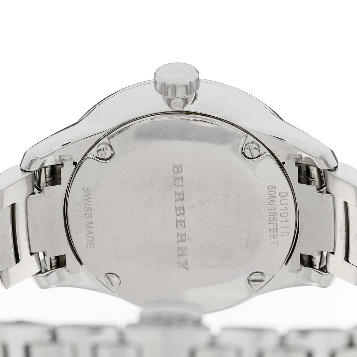 Stainless Steel Diamond Mother of Pearl 32mm Classic Round Quartz Watch BU10110