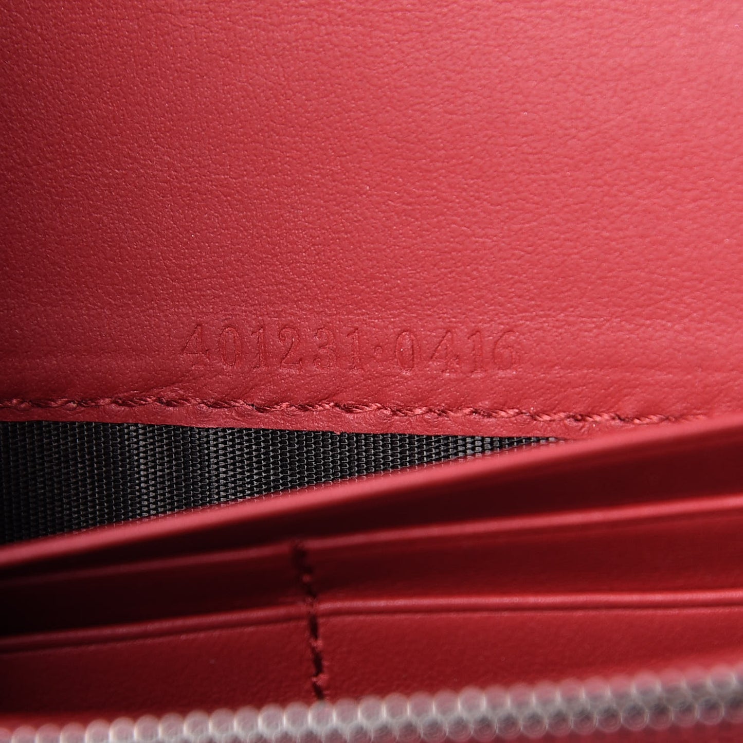 GG Supreme Monogram Mini Dionysus Chain Wallet Beige Vulcanic Red