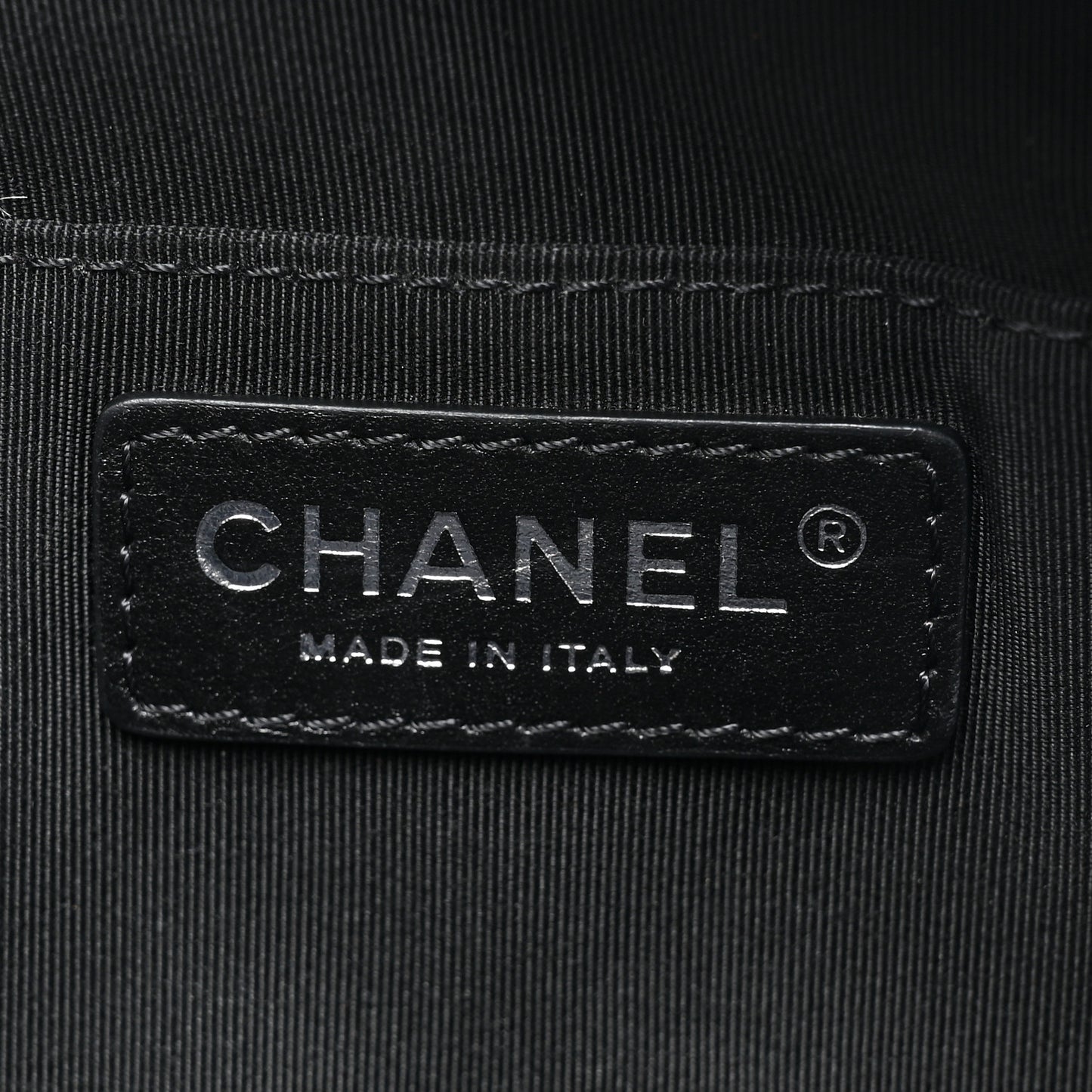 Calfskin Quilted Waist Bag Black