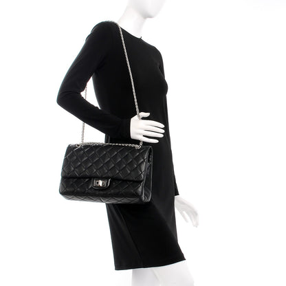 Chanel Lambskin Quilted 2.55 Reissue 227 Flap Black 2 of 10