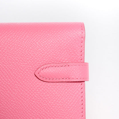 Hermes Epsom Kelly Longue Wallet Rose Confetti 15 of 16
