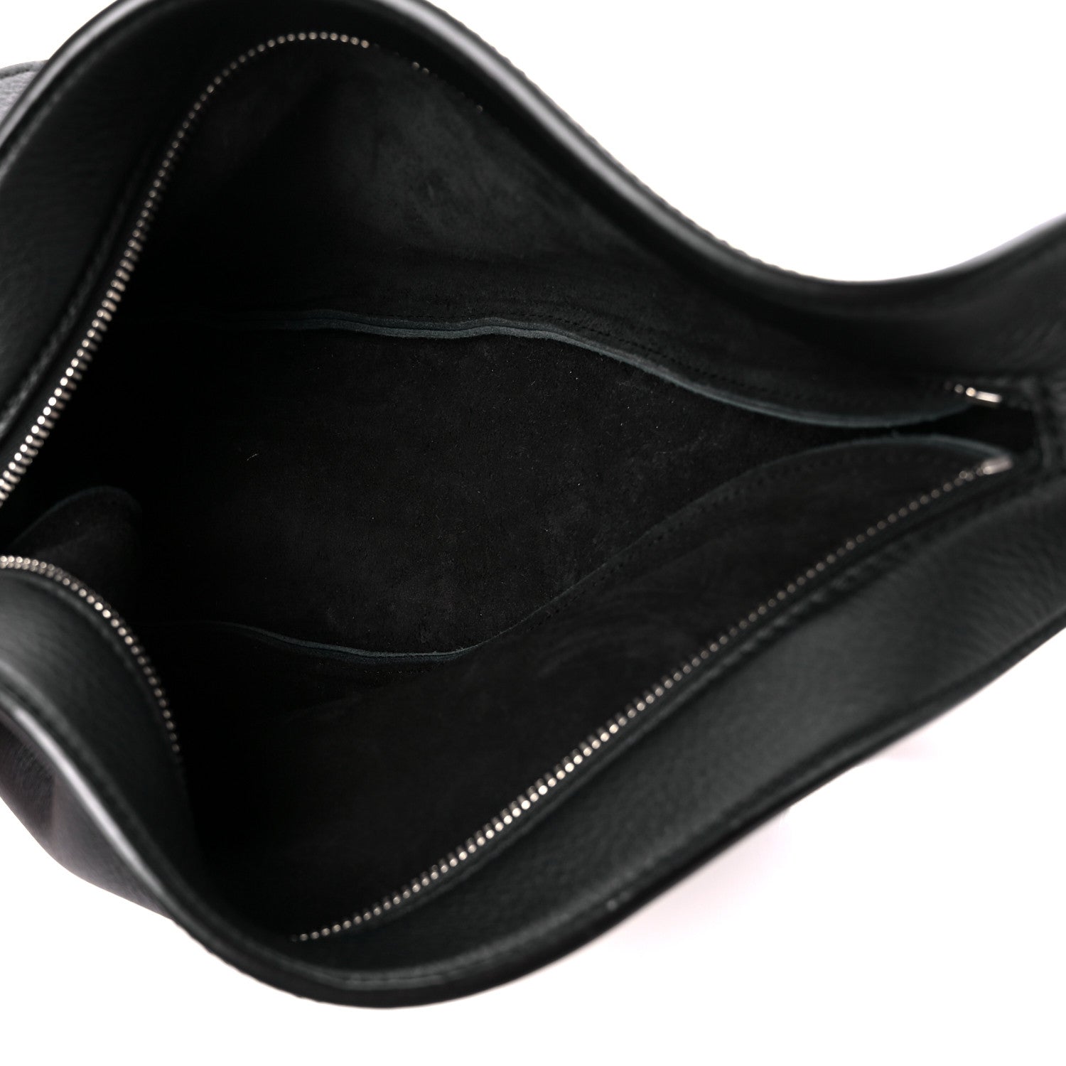 The Row Grained Calfskin Small Slouchy Banana Bag Black 5 of 10