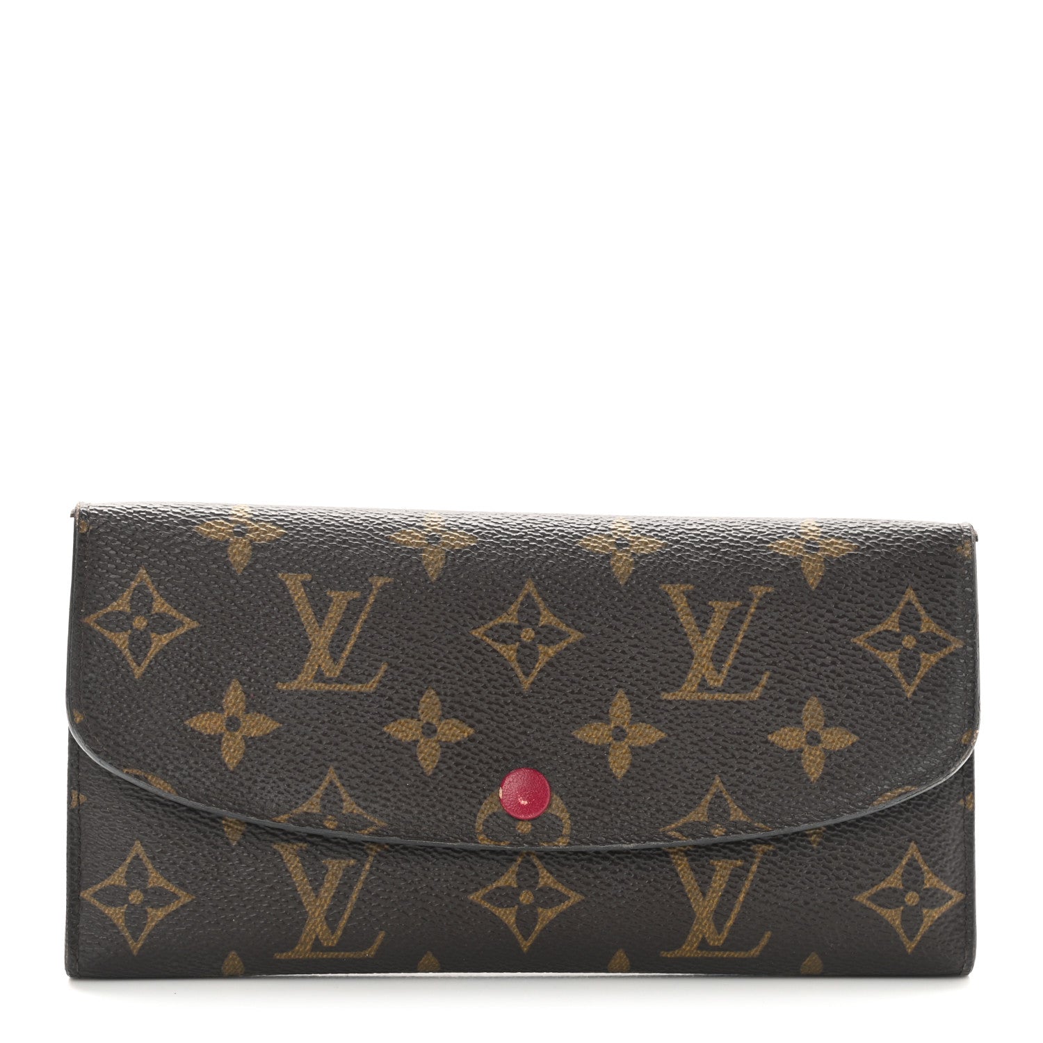 Louis Vuitton Monogram Emilie Wallet Fuchsia 1 of 5
