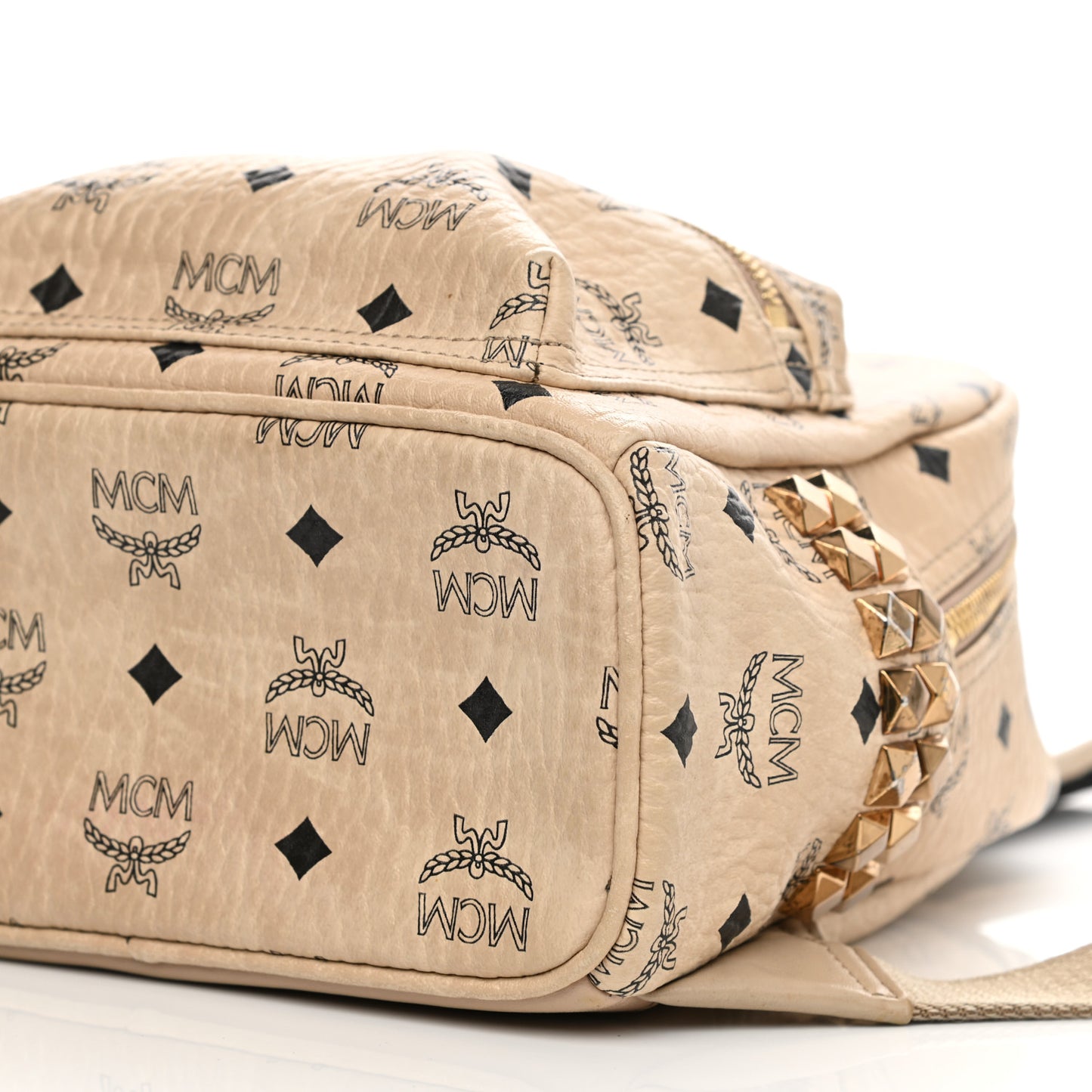 Visetos Side Stud Mini Stark Backpack Beige