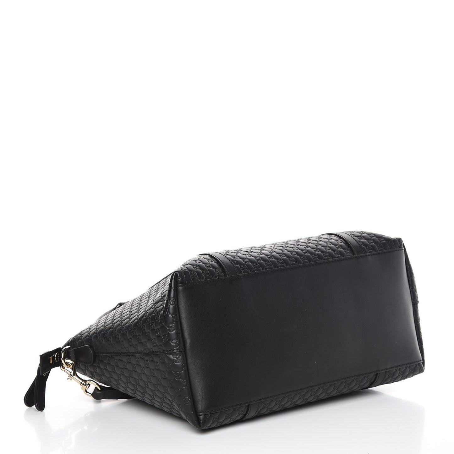Soft Microguccissima Dome Satchel Black