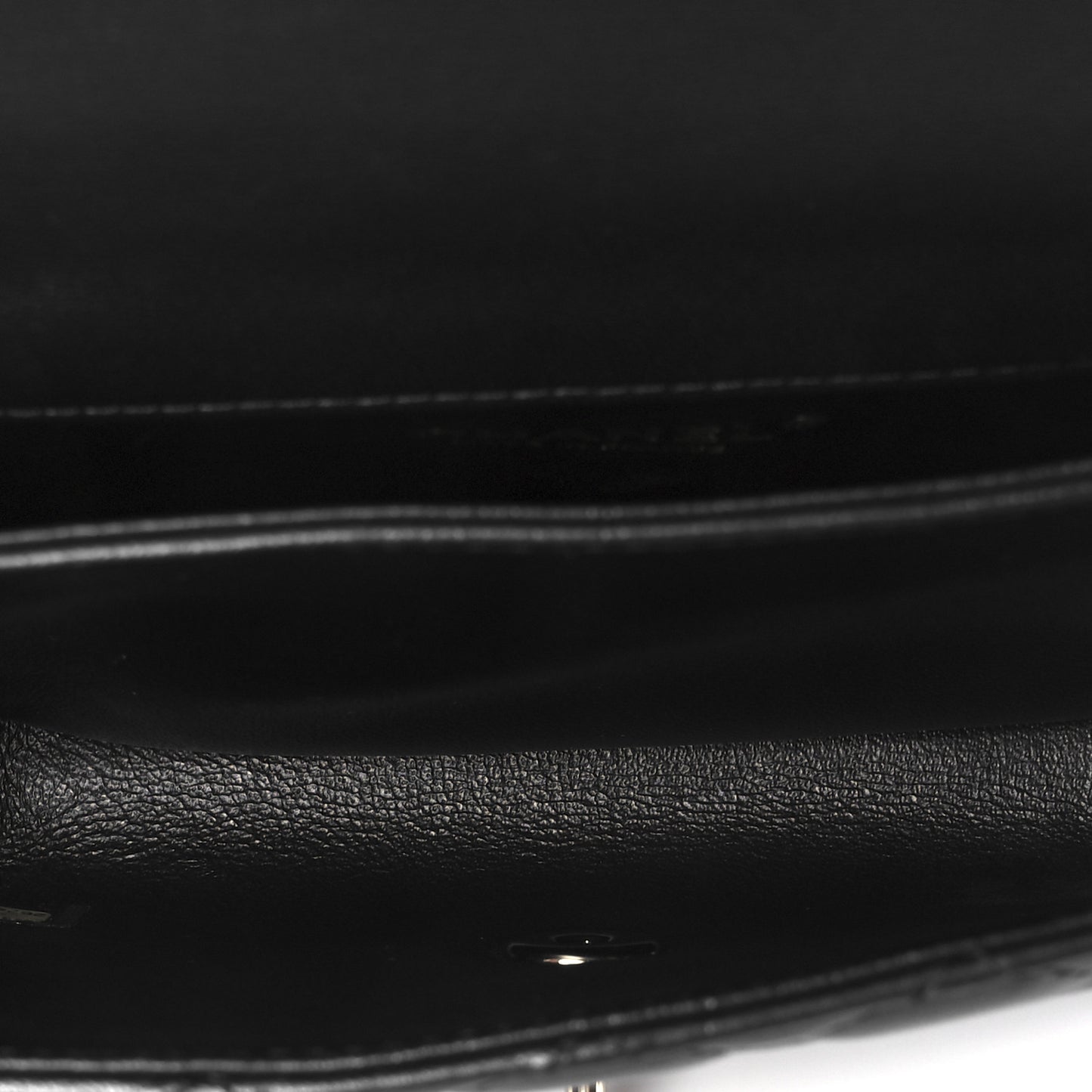 Lambskin Quilted Wood Mini Coco Handle Flap Black