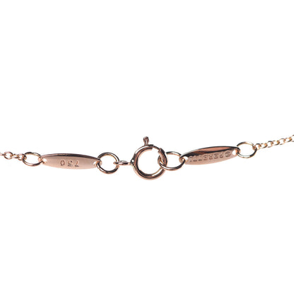 Tiffany 18K Rose Gold Diamond .07ct Elsa Peretti Diamonds by the Yard Pendant Necklace 7 of 9