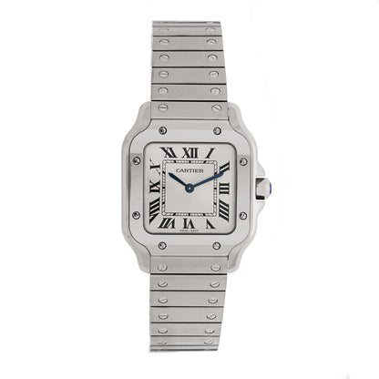 Cartier Stainless Steel 27mm Santos Quartz Watch 1 of 5
