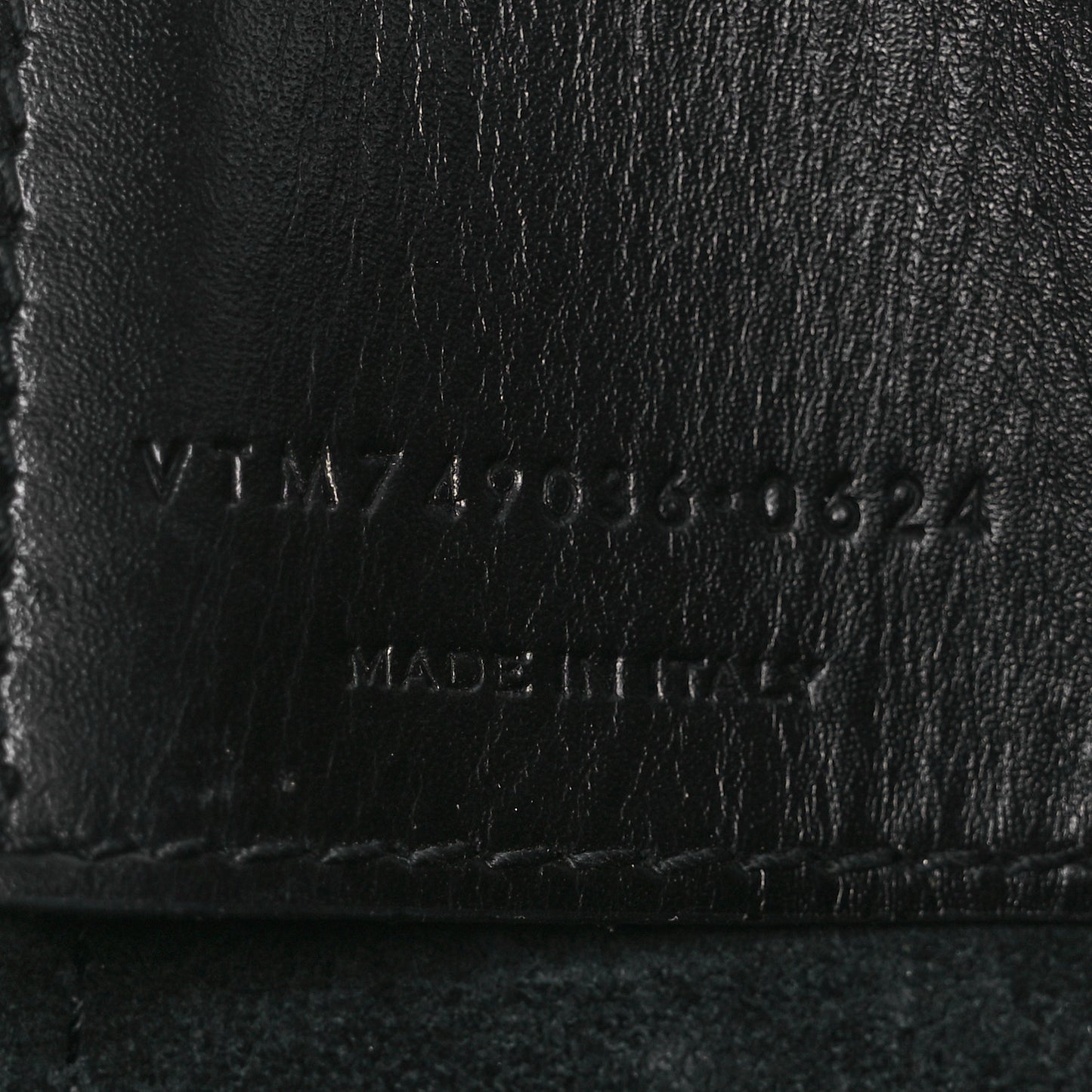 Smooth Shiny Calfskin Monogram Le 37 Small Bucket Bag Black