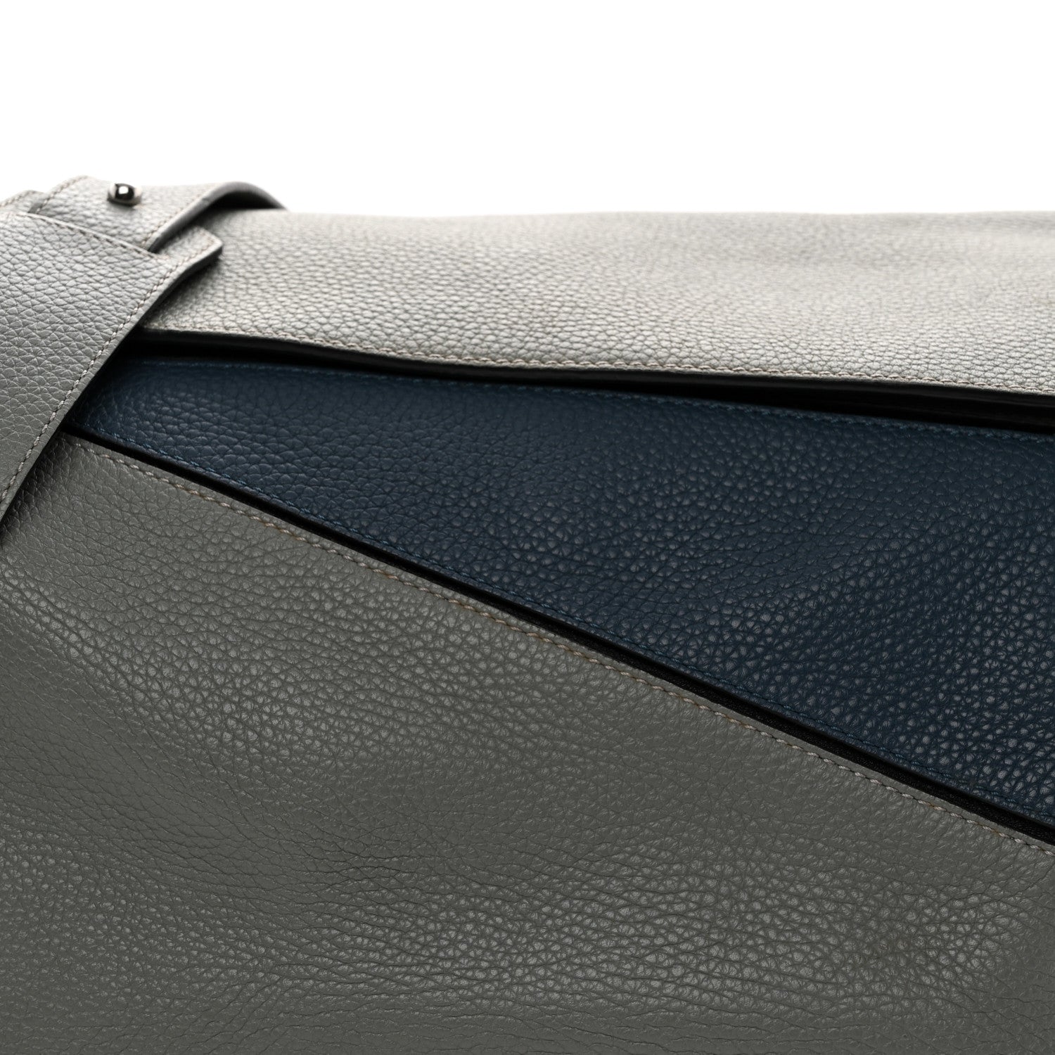 Loewe Calfskin Puzzle Bag XL Grey Blue 7 of 10