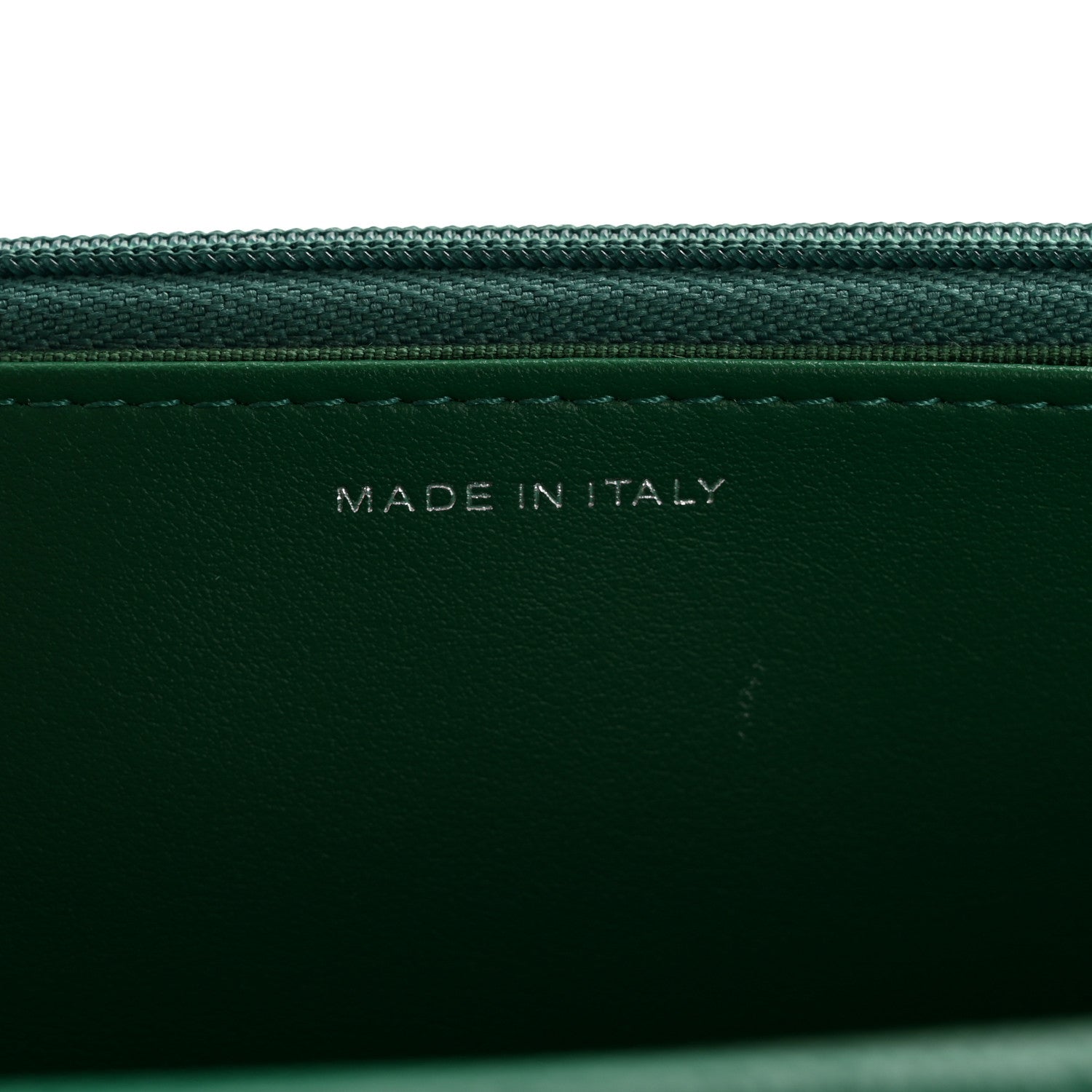 Chanel Caviar Quilted Wallet On Chain WOC Green 7 of 12