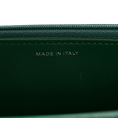 Chanel Caviar Quilted Wallet On Chain WOC Green 7 of 12