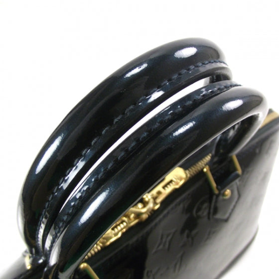 Louis Vuitton Vernis Alma MM Blue Nuit 6 of 9